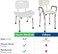 Vaunn FSAHSA Eligible ToolFree Assembly Adjustable Shower Chair Spa Bathtub Seat Bench with Removable Back
