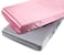 Tcmyyund Satin Mini Crib Sheet Set 2 Pack Ultra Soft Silk Fitted Playard Sheet 24x38 Inch Protect for Baby Hair and Skin Grey Pink