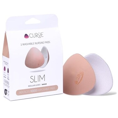 CURVE BY CACHECOEUR Essential Slim Nursing Pads Stay Dry All Day Reusable EcoFriendly Say Goodbye to Disposable Pads