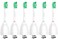 رؤوس فرشاة أسنان بديلة من Aoremon لفرشاة أسنان Philips Sonicare ESeries Essence HX702266 وغيرها من فرش الأسنان الكهربائية ذات التركيب اللولبي (عبوة من 6 قطع)