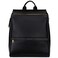 MIA + MIA SOPHIA Leather Diaper Bag Backpack with USB Charging port Changing Pad Stroller Straps and Bottle Holder Black Sophia