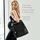 MIA + MIA SOPHIA Leather Diaper Bag Backpack with USB Charging port Changing Pad Stroller Straps and Bottle Holder Black Sophia
