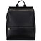 MIA + MIA SOPHIA Leather Diaper Bag Backpack with USB Charging port Changing Pad Stroller Straps and Bottle Holder Black Sophia