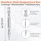 InfiniteRelax Stainless Steel Gua Sha Acupuncture Pen Trigger Point Massager Tool