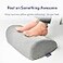 C CUSHION LAB Foot Rest for Under Desk at Work Adjustable Memory Foam Foot Rest for Office Chair Gaming Chair Ergonomic Design for Back Hip Pain Relief Wellness Green