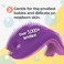 Innobaby Bathin Smart Silicone Sensory Fish Bath Scrub for Babies and Toddlers Purple