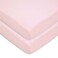 American Baby Company 2 Pack 100 Natural Cotton Fitted Mini Crib Sheets 38 x 24 Soft Breathable Small Nesting Portable Sheets Fits Pack N Play Mattresses Pink for Boys Girls