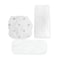 Amazing Baby Hybrid Cloth Diaper Cover with PocketSling Newborn Sz 1 510 lbs Use with Boosties Inserts Gray Watercolor Dots SmartNappy Set includes Muslin Cover Bifold Insert Booster Pad