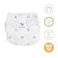 Amazing Baby Hybrid Cloth Diaper Cover with PocketSling Newborn Sz 1 510 lbs Use with Boosties Inserts Gray Watercolor Dots SmartNappy Set includes Muslin Cover Bifold Insert Booster Pad