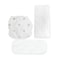 Amazing Baby Hybrid Cloth Diaper Cover with PocketSling Newborn Sz 1 510 lbs Use with Boosties Inserts Gray Watercolor Dots SmartNappy Set includes Muslin Cover Bifold Insert Booster Pad