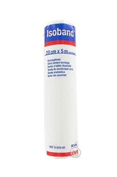ضمادة مطاطية متعددة الأغراض من بي إس إن ميديكال 01959 Isoband، 79 × 5 ياردة، 1 لفة