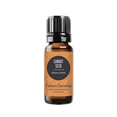 زيت بذور الجزر العطري من إيدنز جاردن، نقي 100%، درجة ممتازة، طبيعي غير مخفف، علاجي، مثالي للاستخدام في أجهزة التبخير، آمن على البشرة والوجه والأطفال، 10 مل (33 أونصة سائلة).