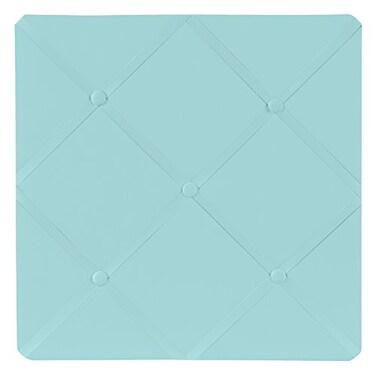 Sweet Jojo Turquoise Blue Fabric MemoryMemo Photo Bulletin Board by Designs