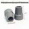 MESINURS Crutch Tips Replacement Medical Drive Cane Tips 78 Inch Gray 2 Pcs