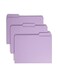 Smead File Folder Reinforced 13Cut Tab Letter Size Lavender 100 per Box 12434