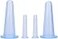PurYupearl 4 Pieces 2 Small 2 Large Blue Facial Cupping Therapy Set Anti Cellulite Silicone Vacuum Cupping Cups for Face and Eye Cupping Massage Massage ToolsHealth Care Products