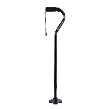 HurryCane Go HCANEBKG2 Walking Stick with T Handle Black