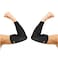 THX4COPPER Elbow Compression Sleeve2 PiecesCopper Infused SupportGuaranteed Recovery Copper Elbow BraceIdea for Sports Golfers Tennis Elbow Arthritis TendonitisMedium