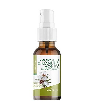 Apihaus Propolis Manuka Honey Throat Spray 1 Fl Oz