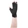 OTC Resting Splint Glove 5 Finger SemiRigid Splints Open Tips Black Left Hand Large