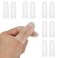 WY LIGHTING Gel Finger Cots 10 PCS Gel Finger Protectors Finger Caps Silicone Fingertips Protection Finger Protector Support Finger Sleeves Thumb Protection for Hand Eczema Finger Cracking ArthritisCl