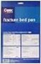 Carex Fracture Bed Pan with 473 oz Capacity Portable Bed Pans for Elderly Easy Clean Bedpan with Convenient Back Handle for Easy Grasp Lightweight Female Urinal Bedpan for BoundBedridden Patient