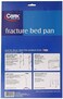 Carex Fracture Bed Pan with 473 oz Capacity Portable Bed Pans for Elderly Easy Clean Bedpan with Convenient Back Handle for Easy Grasp Lightweight Female Urinal Bedpan for BoundBedridden Patient