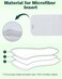 Babygoal Reusable Cloth Diaper Inserts Pack of 12 Absorbent Breathable Liners 3Layer Microfiber Inserts for Cloth Diapers