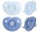 Philips AVENT Soothie Heart Pacifier BlueLight Blue 03 Months 4 Pack SCF09941