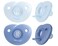 Philips AVENT Soothie Heart Pacifier BlueLight Blue 03 Months 4 Pack SCF09941