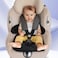 واقي مقعد السيارة INFANZIA Dry Seat، بطانة مقعد السيارة المقاومة للماء، وسادة تدريب الأطفال الصغار والرضع على استخدام النونية، لون أسود، عبوة واحدة