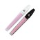 VICTORY NAIL Ceramic Files for Nails Manicure Fingernail Files with Cases Expert Precision Filing Leaves Nails Smooth Professional Manicure Pedicure Kit White Black 2 Count Soft
