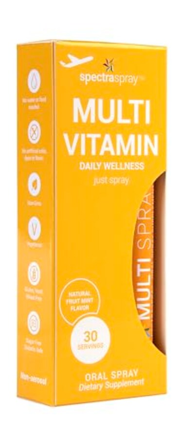 Spectraspray Multi Vitamin Pack Oral Spray Essential Liquid Vitamins B12 D3 Biotin Mens Womens Multivitamin GLP1 Nutrition Support 30 Day Supply