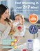Grownsy 8in1 OG Fast Bottle Warmer with Timer Purple