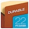 Pendaflex Expanding File Pockets Letter Size 525 Expansion Reinforced with DuPont Tyvek Material Redrope 10 per Box 1534GOX