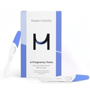 Modern Fertility Pregnancy Test HighSensitivity atHome Test is 99 Accurate and Can Be Used 6 Days Before Your Missed Period Includes 4 Tests