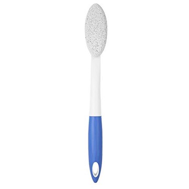 Zerone Shower Foot Scrubber with Pumice Stone Washing Massage and Handle Hook Storage