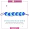 Spa Savvy Bath Loofah Back Scrubber Long Stretch Mesh Shower Body Sponge with Rope Handles Exfoliating Braided Pouf for Men and Women Blue