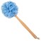Arswin Loofah Back Scrubber for Shower Wooden Long Handle Bath Sponge Lufa Shower Brush Soft Nylon Mesh Back Cleaner Washer Women Men Exfoliating Luffa Pouf on a Stick for Body Blue
