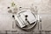Moyes Home Disposable Hand Towels Decorative Dinner Napkins Soft Absorbent Disposable Paper Guest Towels for Kitchen Bathroom Parties Weddings Dinners Or Events White and Silver Napkins 100 Pack
