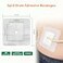 Greetmed Split Drain Adhesive Bandages 4 x 4 15Pcs PD Catheter Feeding Tube Pads G Tube Covers Foley Tubing Stabilization Device Peritoneal Dialysis Accessories Catheter Patch Supplies