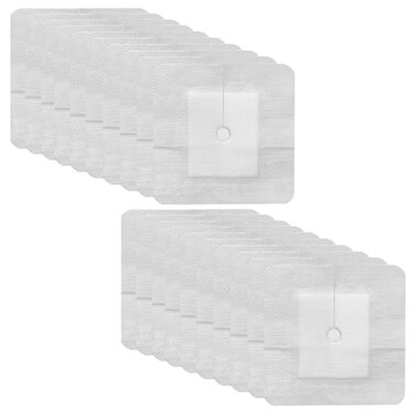 Greetmed Split Drain Adhesive Bandages 4 x 4 15Pcs PD Catheter Feeding Tube Pads G Tube Covers Foley Tubing Stabilization Device Peritoneal Dialysis Accessories Catheter Patch Supplies