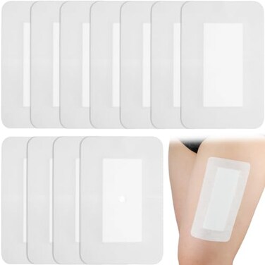 SinaiSea Breathable Island Dressing Bordered Gauze 4x6 Adhesive Incision Bandages with NonStick Pad for Back Knee Replacement Elbow Abdominal Surgery Wound Care Patches Injury Cuts Pack of 20