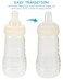 XUNICUTE Sippy Cup Nipples for Mam Baby Bottles Soft 100 Silicone Sippy Spout Nipples 6m Variable Flow 3 Count