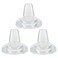 XUNICUTE Sippy Cup Nipples for Mam Baby Bottles Soft 100 Silicone Sippy Spout Nipples 6m Variable Flow 3 Count