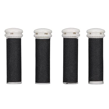 YUYTE Foot File Replacement Roller 4pcs Head Electric Callus Remover Scrubber Sander Rollers For Feet Removes Hard Dead Skin