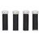 YUYTE Foot File Replacement Roller 4pcs Head Electric Callus Remover Scrubber Sander Rollers For Feet Removes Hard Dead Skin