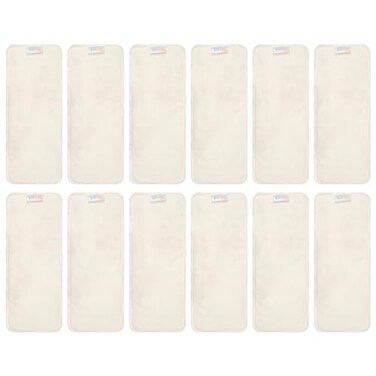 ALVABABY 12PCS Cloth Diaper Inserts 4Layer Super Soft Inserts for Diapers and Covers