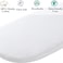 Fadacudan Muslin Bassinet Sheet Compatible with Mika Micky Bedside Sleeper 2 Pack Cotton Stylish Boho Fitted Bassinet Sheets Super Soft for Baby White Pink