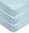 American Baby Company 3 Pack Fitted Crib Sheets 52x28 Blue